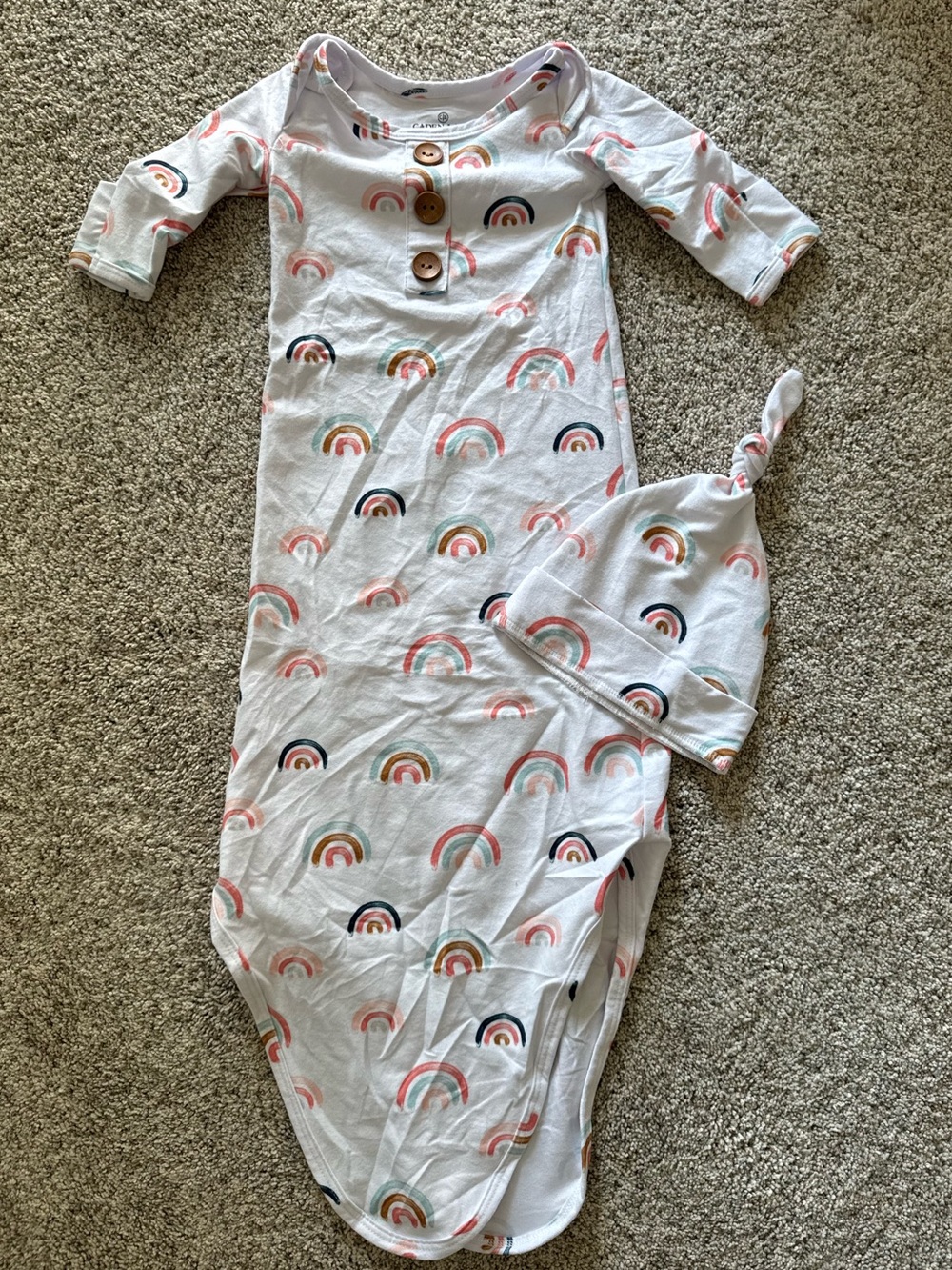 Caden Lane Gown & Hat Set